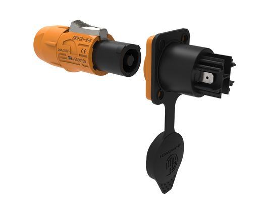 Powercon Outdoor Waterproof Power Connector Plug 250V 20A 3 Conductor