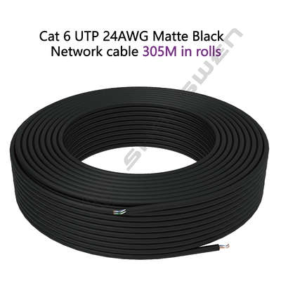 UTP Shielded CAT6 Network Cable with RJ45 Connectors and 100% Oxygen-free Copper CE UL Certified