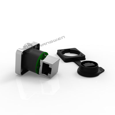 Rj45 Connecteur de châssis Ethernet féminin Industrial IP65 étanche