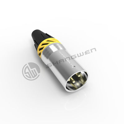 Connecteur électrique XLR de petite taille, étanche à l'eau, à 3 broches, à prise mâle