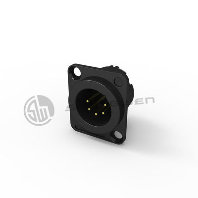 Connecteur industriel XLR mâle prise audio connecteur électrique à 5 broches