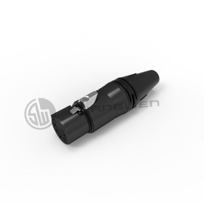 Audio Femme connecteur à prise 5 broches XLR Utilisation à l' intérieur Shell noire