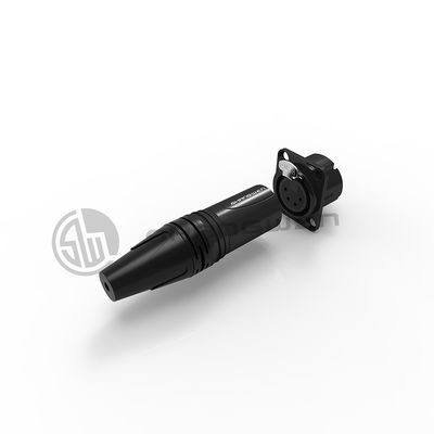 XLR Audio Power Connecteur à prise féminine 4 broches Microphone IP40