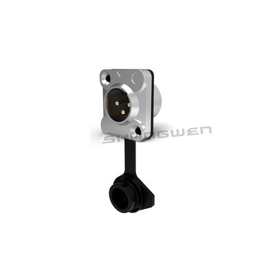 XLR Audio Power Connecteur à prise étanche à 3 broches Microphone IP65