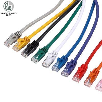 Rj45 Cat6 Cat6a Cat5E UTP câble de raccordement 1m 3m 5m câble réseau informatique