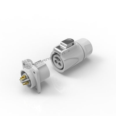 Connecteur électrique IP67 blanc, étanche à l'humidité