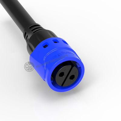 Connecteur industriel à 2 broches extérieur M19 Connecteur féminin électrique