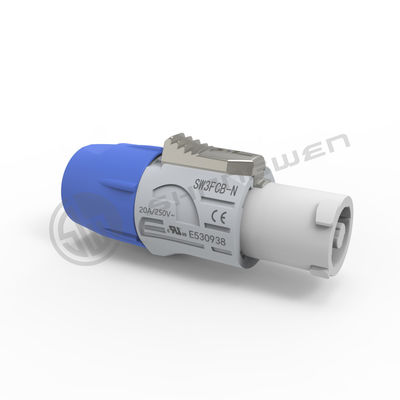 Connecteur électrique circulaire 20A 250V 3 conducteurs connecteur électrique intérieur