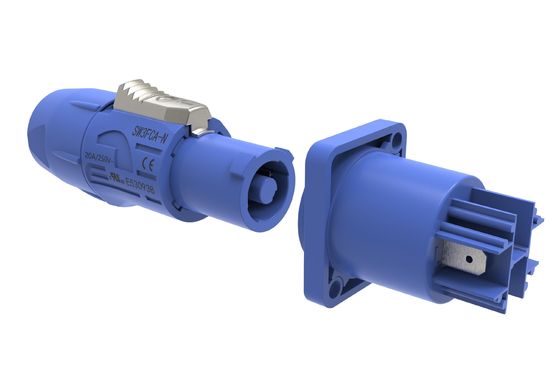 IP44 Connecteur circulaire d'alimentation intérieure