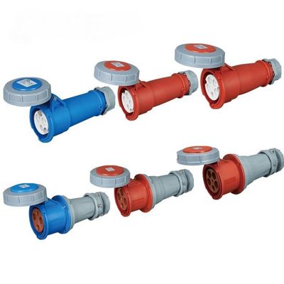 Accessoires électroniques industriels Couplings imperméables à l'eau IP67 pour prises extérieures CEE/IEC