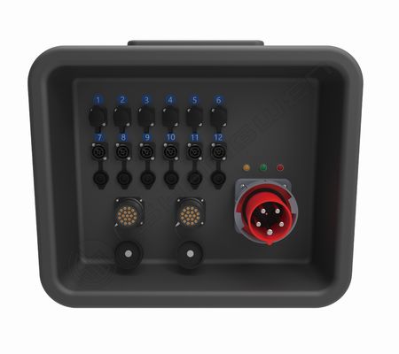Boîte de distribution de puissance de lumière de scène professionnelle 12 canaux avec 19 broches Socapex