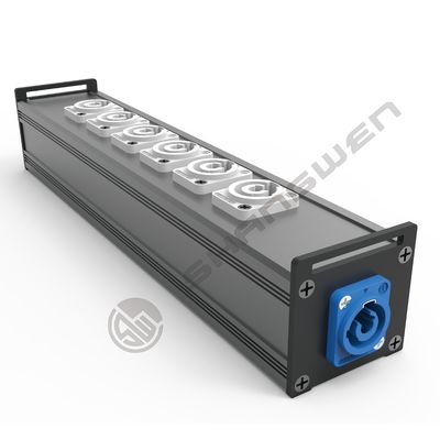 6 ports PowerCON boîte de sortie de distribution audio