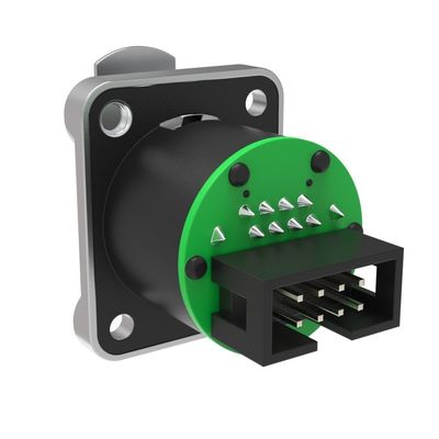 Connecteur RJ45 résistant à l'eau intérieur à l'extérieur réseau LAN Ethernet 8-pin Plug Splitter IP44 CAT5e CAT6 Connecteur Ethernet industriel
