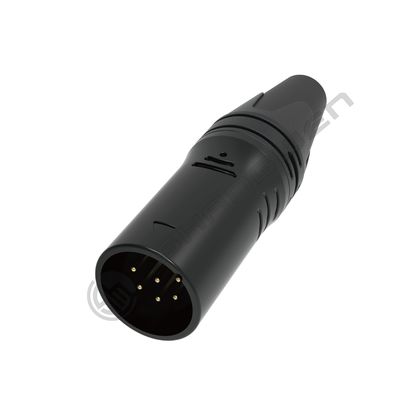 Connecteurs audio vidéo XLR à 6 broches Connecteurs XLR intérieurs durables avec classe de protection IP40