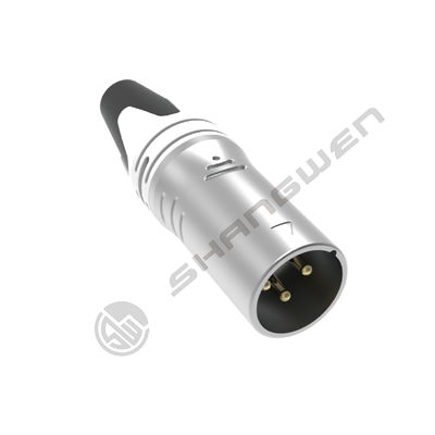 Résistant à l'eau 3 broches XLR Plug Adaptateur de prise féminine IP65 DMX Panneau monté fil audio connecteur Matériau d'alliage extérieur