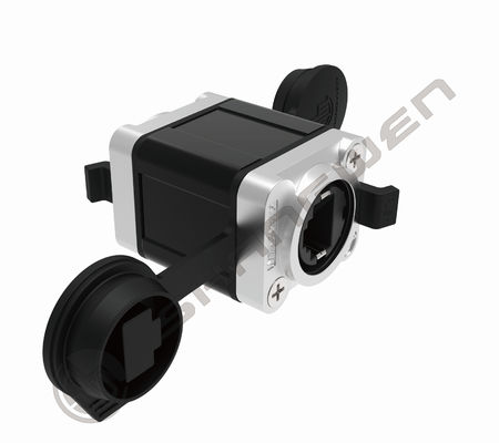 Connecteurs Ethercon RJ45 étanches à l'extérieur Adaptateur féminin pour réseau Cat5e Connecteur d'extension de câble Ethernet