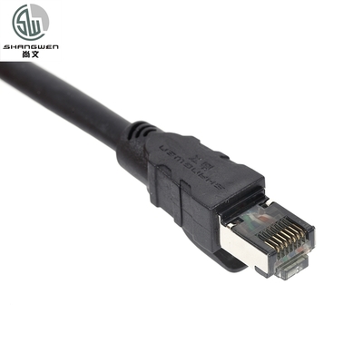 Cable LAN en PVC à l'échelle de l'ensemble 24AWG FTP CAT5e 4pairs CE UL Multiple Copper Twist 100% sans oxygène Copper FTP Cat5E