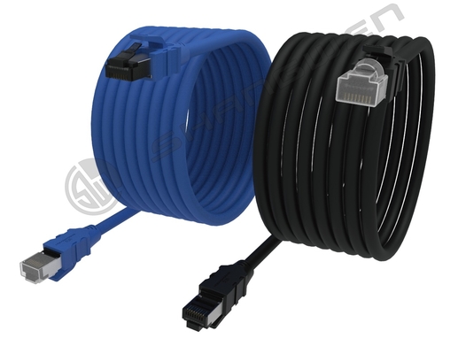 CE ROHS FTP UTP SFTP Cat7 Rj45 Connexion réseau LAN câble de 1000 pieds CAT7 LAN AWG23 S/FTP 100% cuivre orange