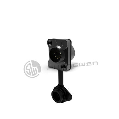 China Manufacturer Outdoor Waterproof 5 Pins Connector XLR Audio Male Socket 5 Pin Connector XLR Male Socket