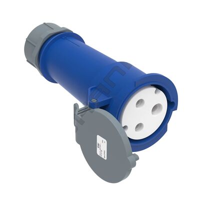 Connecteur industriel 3 broches 32A 220V-250V 50/60Hz 3P 6h 2P+Terre IP44 CEE/IEC Connecteur industriel femelle aviation étanche IP44