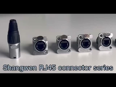 IP44 étanche à l'eau RJ45 connecteur d'alimentation pour l'écran audio vidéo LED