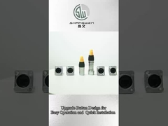 IP65 étanche Rj45 Connecteur mâle et femelle Bouton métallique Modèle de mise à niveau