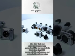 Connecteur à 5 broches en alliage de cu XLR extérieur pour microphone, amplificateur, mixeur, étanche IP65