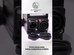 Pack d'accessoires en forme de D pour connecteur féminin IP67 pour applications industrielles