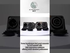 Ip65 Connecteur électrique étanche à l'eau Connecteur de châssis féminin